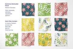 Feminine Minimalist Floral - Seamless Pattern Product Image 2