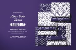 Lines Echo Tartan - Seamless Pattern Product Image 1