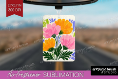 Anemone Modern Floral Air Freshener PNG Sping Flower PNG Product Image 1