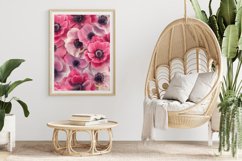 Anemone Flower Digital Paper Bundle Product Image 4