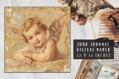 Vintage Angel Junk Journal Scrapbook Paper Product Image 2