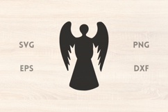 Angel wings silhouette SVG Product Image 1