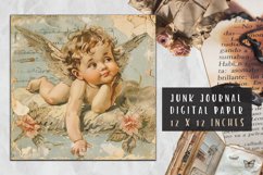 Vintage Angel Junk Journal Scrapbook Paper Product Image 3