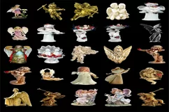 200 ANGEL STATUES TRANSPARENT PNG FILES, PHOTOSHOP OVERLAYS Product Image 6