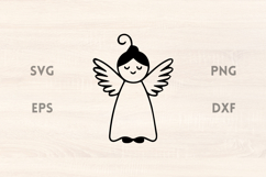 Christmas Angel SVG Product Image 1