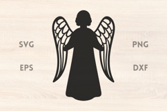 Angel feathered wings SVG Product Image 1