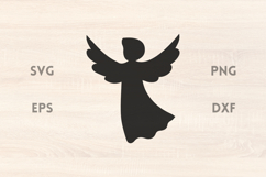 Angel festive SVG Product Image 1