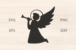 Angel horn SVG Product Image 1