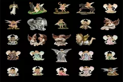 200 ANGEL STATUES TRANSPARENT PNG FILES, PHOTOSHOP OVERLAYS Product Image 5