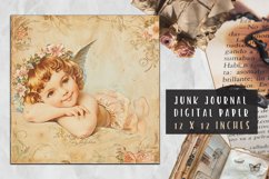 Vintage Angel Junk Journal Scrapbook Paper Product Image 5