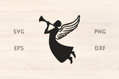Singing Angel SVG Product Image 1