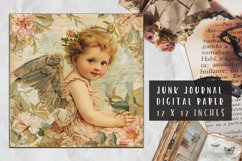 Vintage Angel Junk Journal Scrapbook Paper Product Image 6