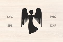 Angel Silhouette SVG Product Image 1