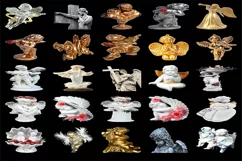 200 ANGEL STATUES TRANSPARENT PNG FILES, PHOTOSHOP OVERLAYS Product Image 2