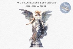 Angel Antique Statue Victorian Religion Clipart PNG Scrapbooking Nursery Watercolor Transparent wedding invitation designs sublimation printable digital bloom watercolor religion, Greek Angel Statue clipart, sublimation nursery drawing, wedding invitation