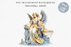 Angel Antique Statue Victorian Religion Clipart PNG Scrapbooking Nursery Watercolor Transparent wedding invitation designs sublimation printable digital bloom watercolor religion, Greek Angel Statue clipart, sublimation nursery drawing, wedding invitation