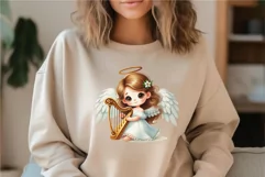 Angel Cartoon Cute. Clipart, PNG. Product Image 5