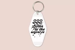 angel number motel keychain cutting files SVG DXF PNG EPS digital files instant download