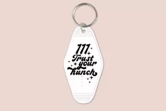 angel number motel keychain cutting files SVG DXF PNG EPS digital files instant download