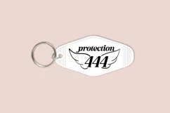 angel number motel keychain cutting files SVG DXF PNG EPS digital files instant download