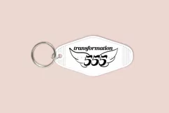 angel number motel keychain cutting files SVG DXF PNG EPS digital files instant download