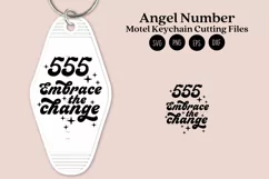 angel number motel keychain cutting files SVG DXF PNG EPS digital files instant download