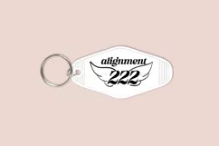 angel number motel keychain cutting files SVG DXF PNG EPS digital files instant download