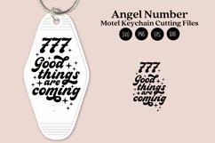angel number motel keychain cutting files SVG DXF PNG EPS digital files instant download