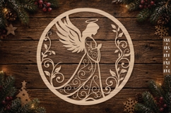 Angel Ornament SVG Product Image 1