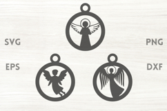 Angels Tree Ornaments SVG Product Image 1