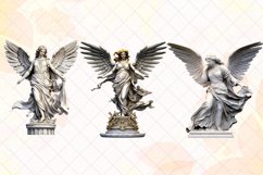 Angel Statue Watercolor Sublimation Clipart Product Image 3