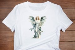 Angel Statue Watercolor Sublimation Clipart Product Image 5