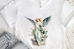 Angel Statue Watercolor PNG Clipart Product Image 2