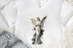 Angel Statue Watercolor PNG Clipart Product Image 2