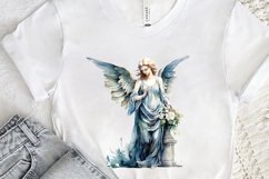 Angel Statue Watercolor PNG Clipart Product Image 2