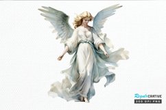 Angel Statue Watercolor PNG Clipart Product Image 1