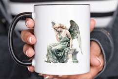 Angel Statue Watercolor PNG Clipart Product Image 3