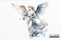 Angel Statue Watercolor PNG Clipart Product Image 1