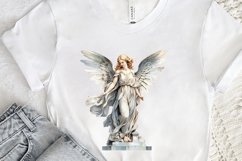 Angel Statue Watercolor PNG Clipart Product Image 2