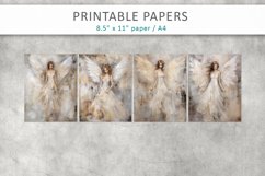 Vintage Angel Junk Journal, digital paper Product Image 2