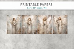 Vintage Angel Junk Journal, digital paper Product Image 2