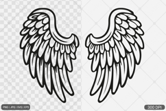 Angel Wings SVG PNG Design Bundle Product Image 3