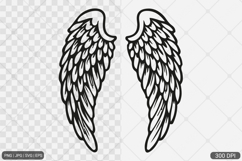 Angel Wings SVG PNG Design Bundle Product Image 4