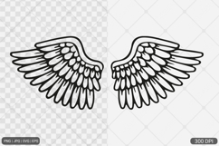Angel Wings SVG PNG Design Bundle Product Image 6