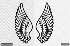 Angel Wings SVG PNG Design Bundle Product Image 7