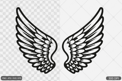 Angel Wings SVG PNG Design Bundle Product Image 9