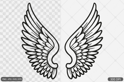 Angel Wings SVG PNG Design Bundle Product Image 2