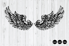 Angel Wings SVG, Angel And Fairy Wing SVG, Wings SVG Product Image 1