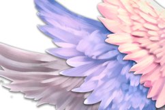 Angel wings, digital watercolor, 11 png Product Image 12