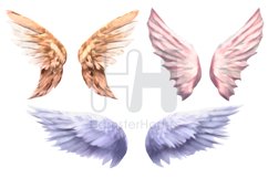 Angel wings, digital watercolor, 11 png Product Image 3